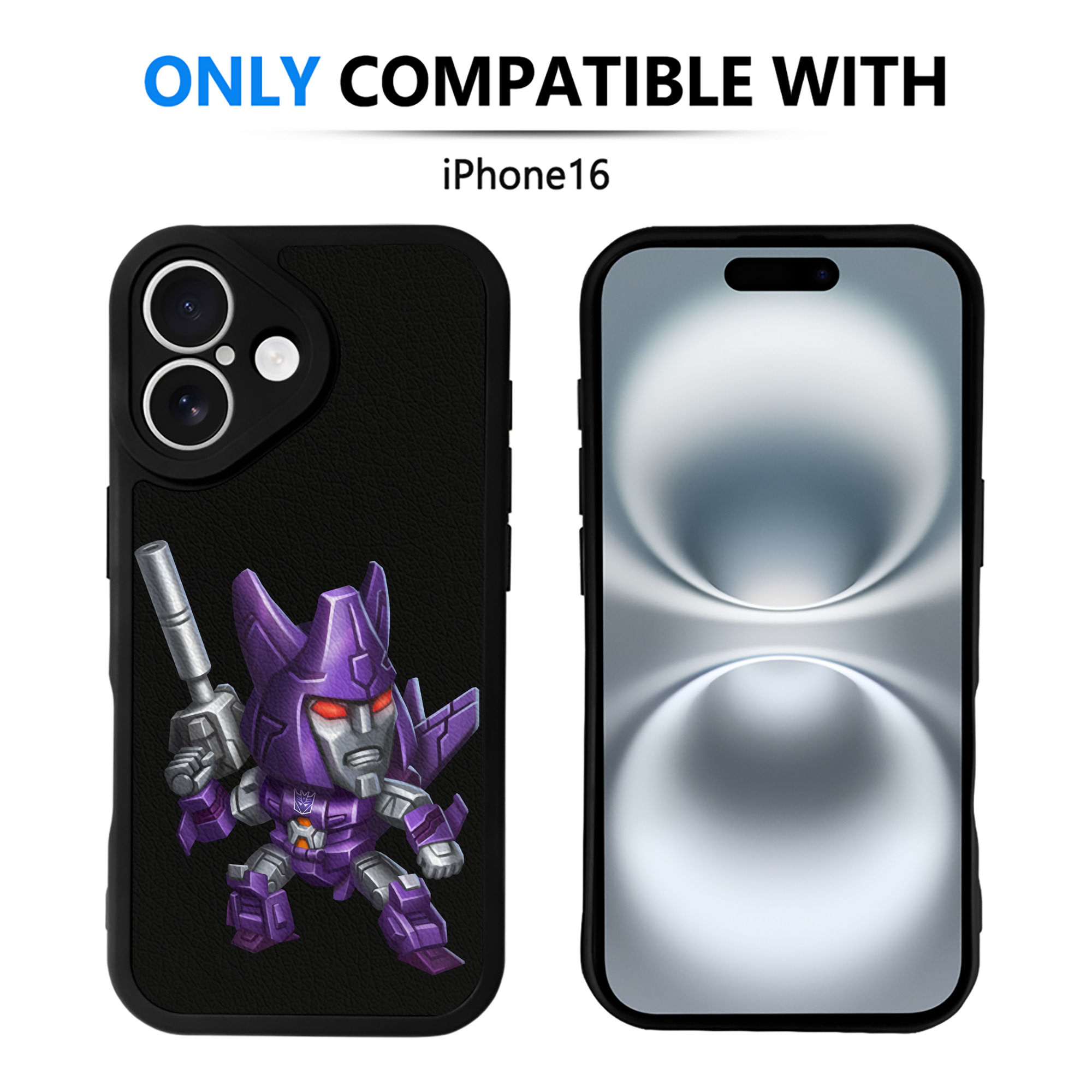（画像用）  【iPhone 16シリーズ対応】シリコンスマホケース（レザー調） 材質：シリコン